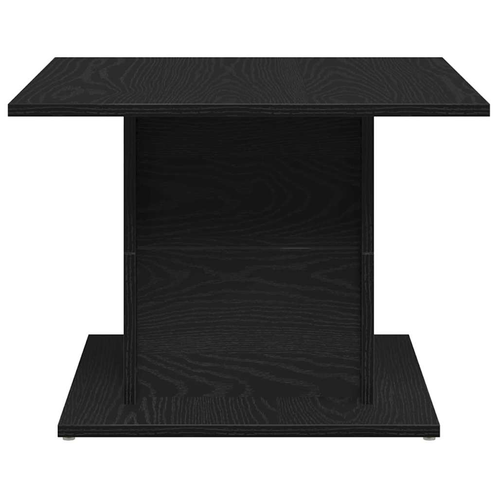 vidaXL Coffee Table Black Oak 55.5 x 55.5 x 40 cm Engineered Wood