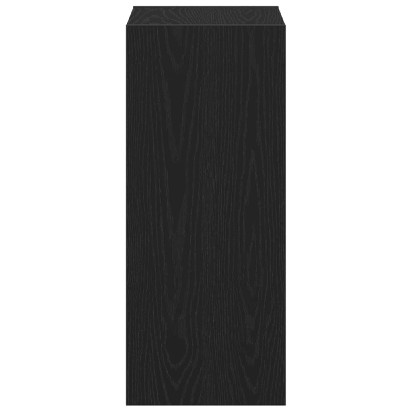 vidaXL Book Cabinet 2-Tier 40 x 30 x 71.5 cm Engineered Wood Black Oak