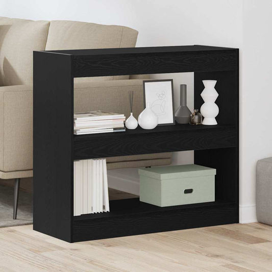 vidaXL Book Cabinet 2-Tier 2 pcs 80 x 30 x 72 cm Engineered Wood
