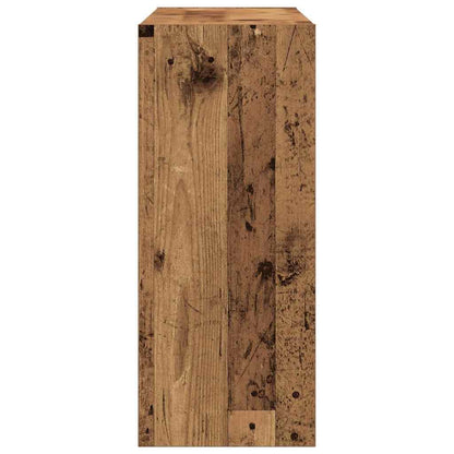 vidaXL Bookcase Old wood 100 x 30 x 72 cm Engineered Wood