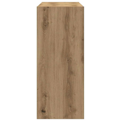 vidaXL Bookcase 2-Tier 100 x 30 x 72 cm Engineered Wood Artisan oak