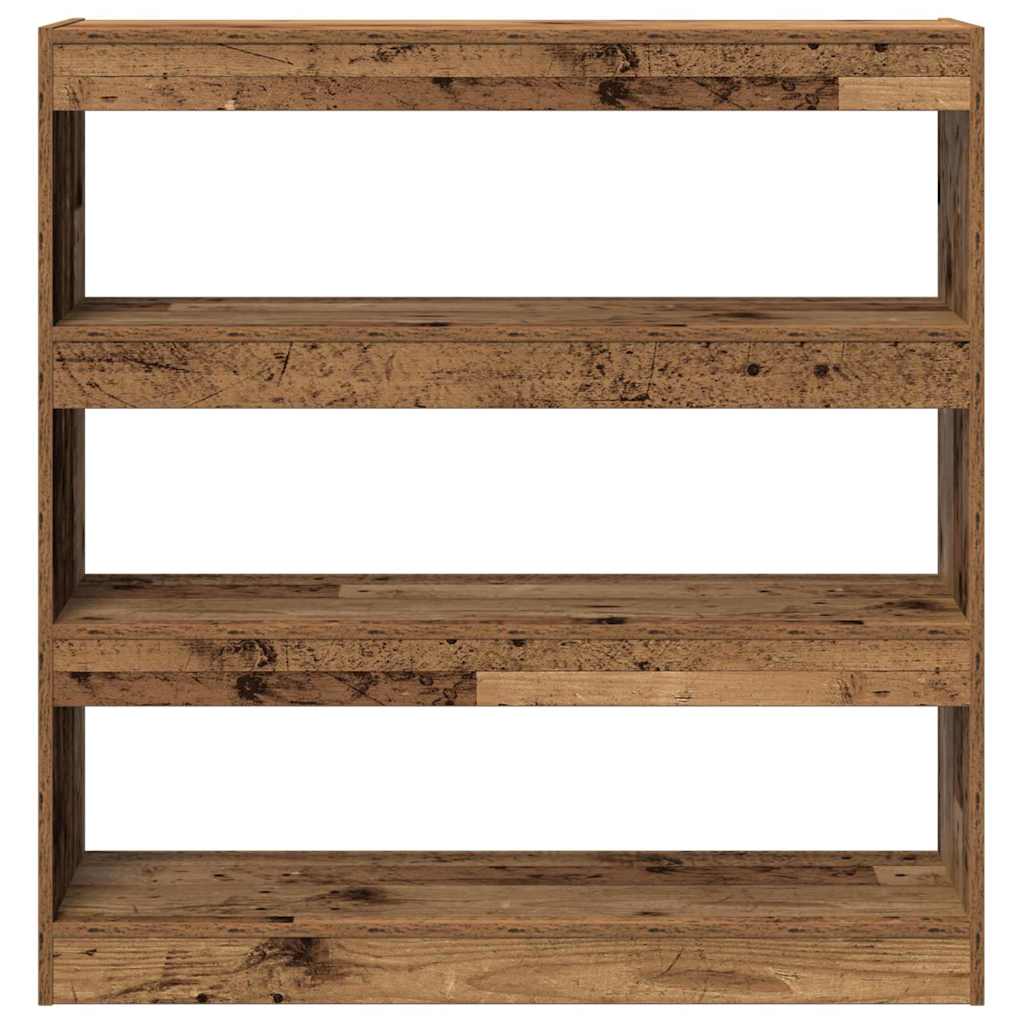 vidaXL Book Cabinet Old wood 100 x 30 x 103 cm Engineered Wood