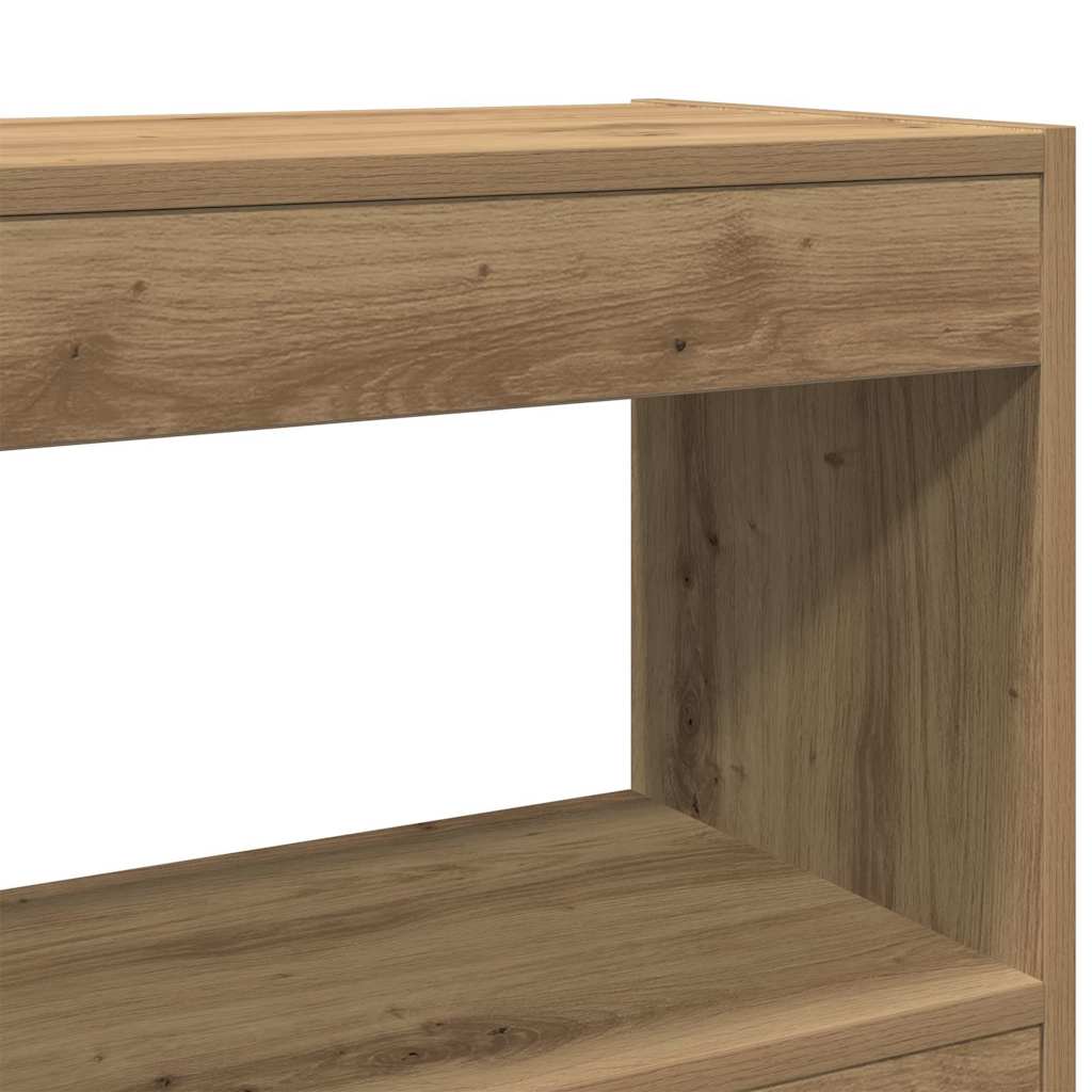 vidaXL Book Cabinet 3-Tier 100 x 30 x 103 cm Engineered Wood