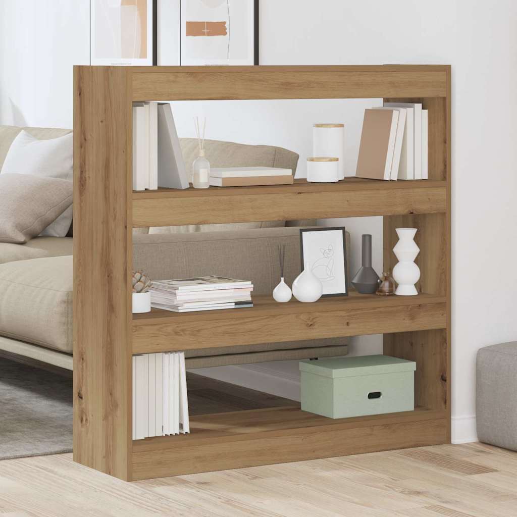 vidaXL Book Cabinet 3-Tier 100 x 30 x 103 cm Engineered Wood