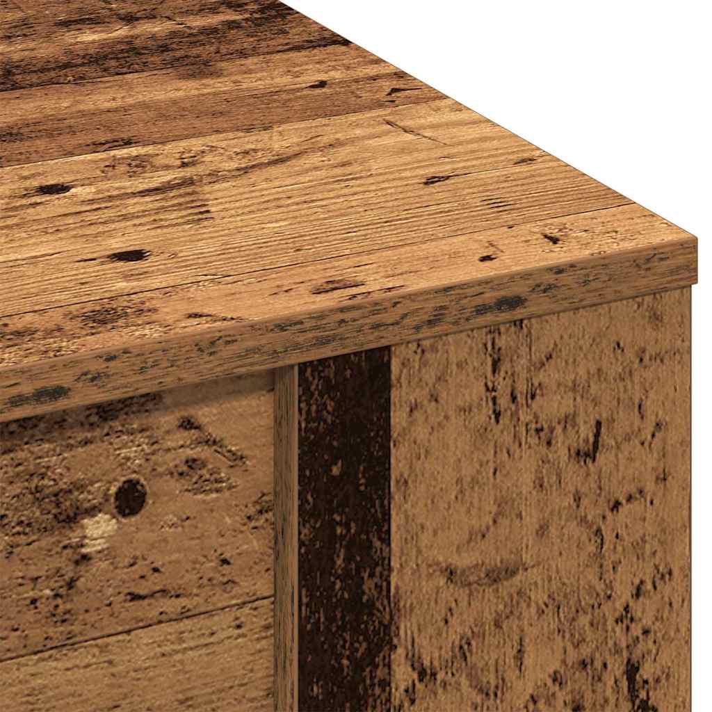 vidaXL Coffee Table Old Wood 102 x 55 x 45 cm Engineered Wood