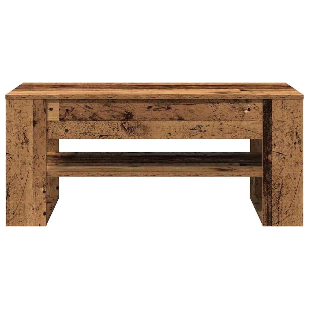 vidaXL Coffee Table Old Wood 102 x 55 x 45 cm Engineered Wood