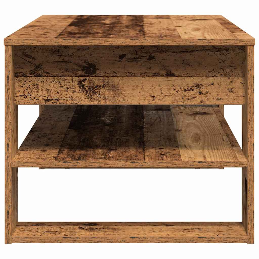 vidaXL Coffee Table Old Wood 102 x 55 x 45 cm Engineered Wood