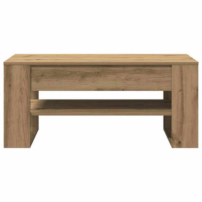 vidaXL Coffee Table Artisan Oak 102 x 55 x 45 cm Engineered Wood
