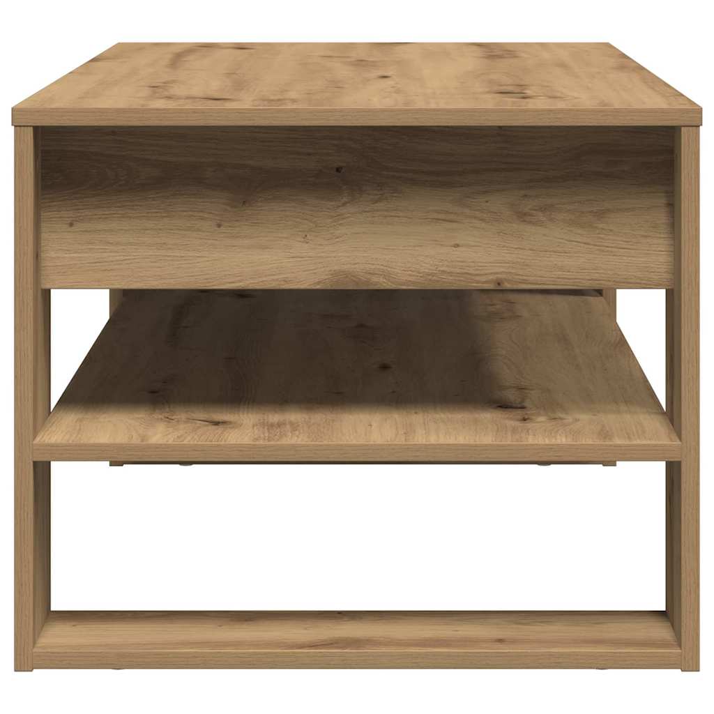vidaXL Coffee Table Artisan Oak 102 x 55 x 45 cm Engineered Wood