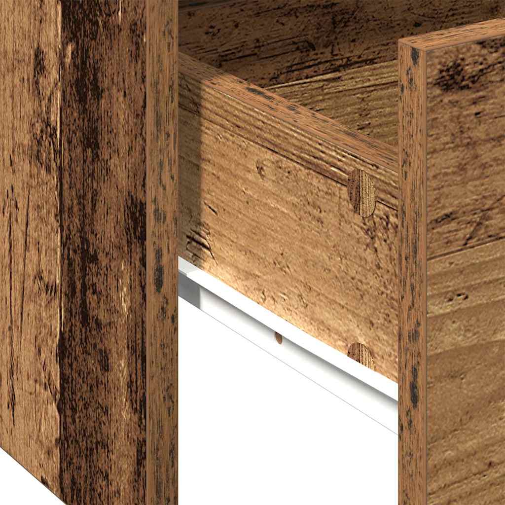 vidaXL Coffee Table Old Wood 102 x 55 x 43.5 cm Engineered Wood