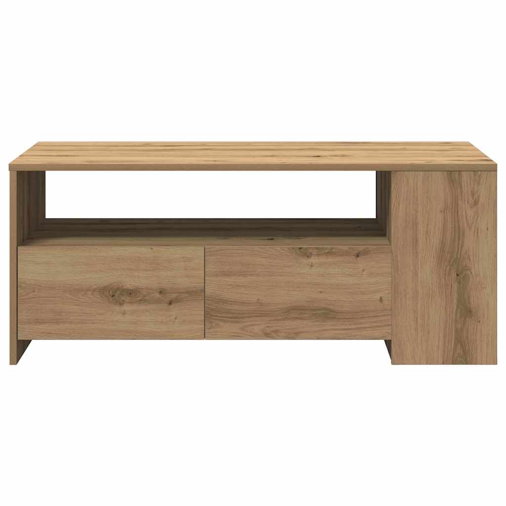 vidaXL Coffee Table Artisan Oak 102 x 55 x 43.5 cm Engineered Wood