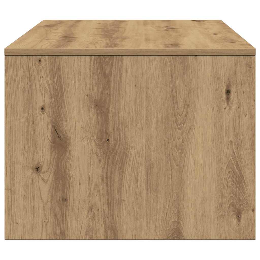 vidaXL Coffee Table Artisan Oak 102 x 55 x 43.5 cm Engineered Wood