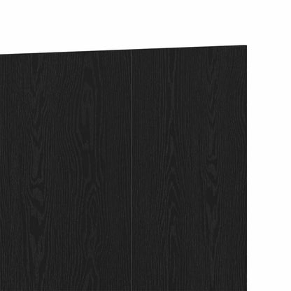 vidaXL Bed Headboard Black Oak 160 x 1.5 x 80.5 cm Engineered Wood