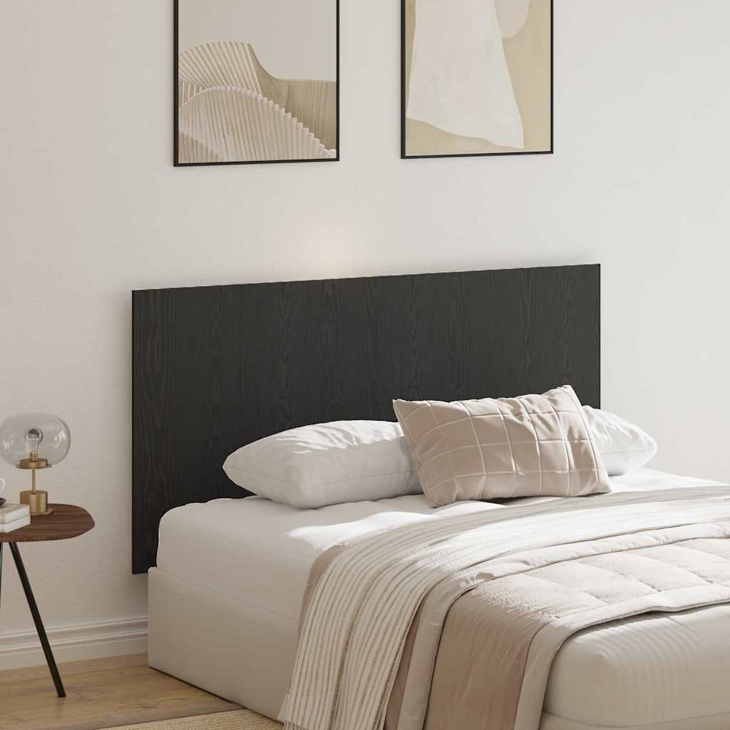 vidaXL Bed Headboard Black Oak Engineered Wood