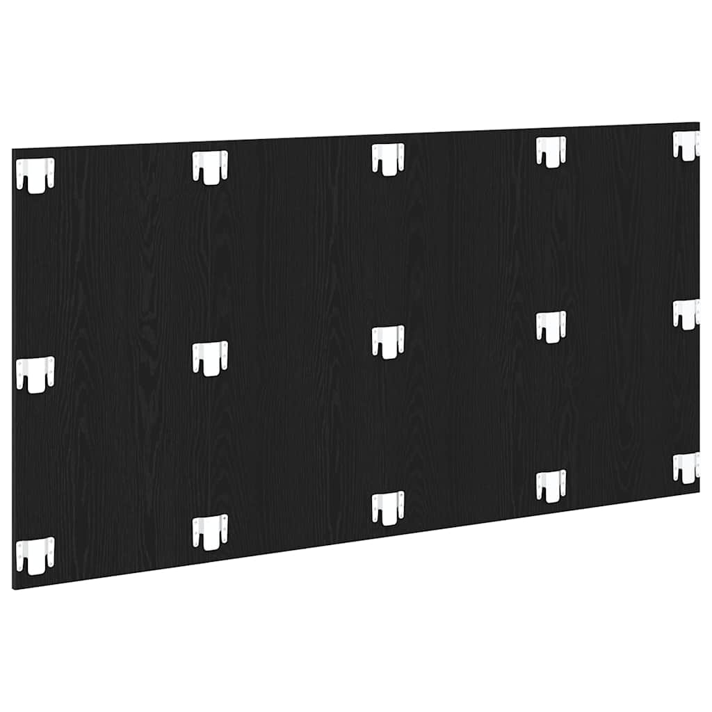 vidaXL Bed Headboard Black Oak 160 x 1.5 x 80.5 cm Engineered Wood