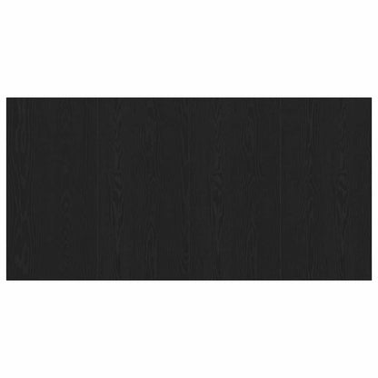 vidaXL Bed Headboard Black Oak 160 x 1.5 x 80.5 cm Engineered Wood