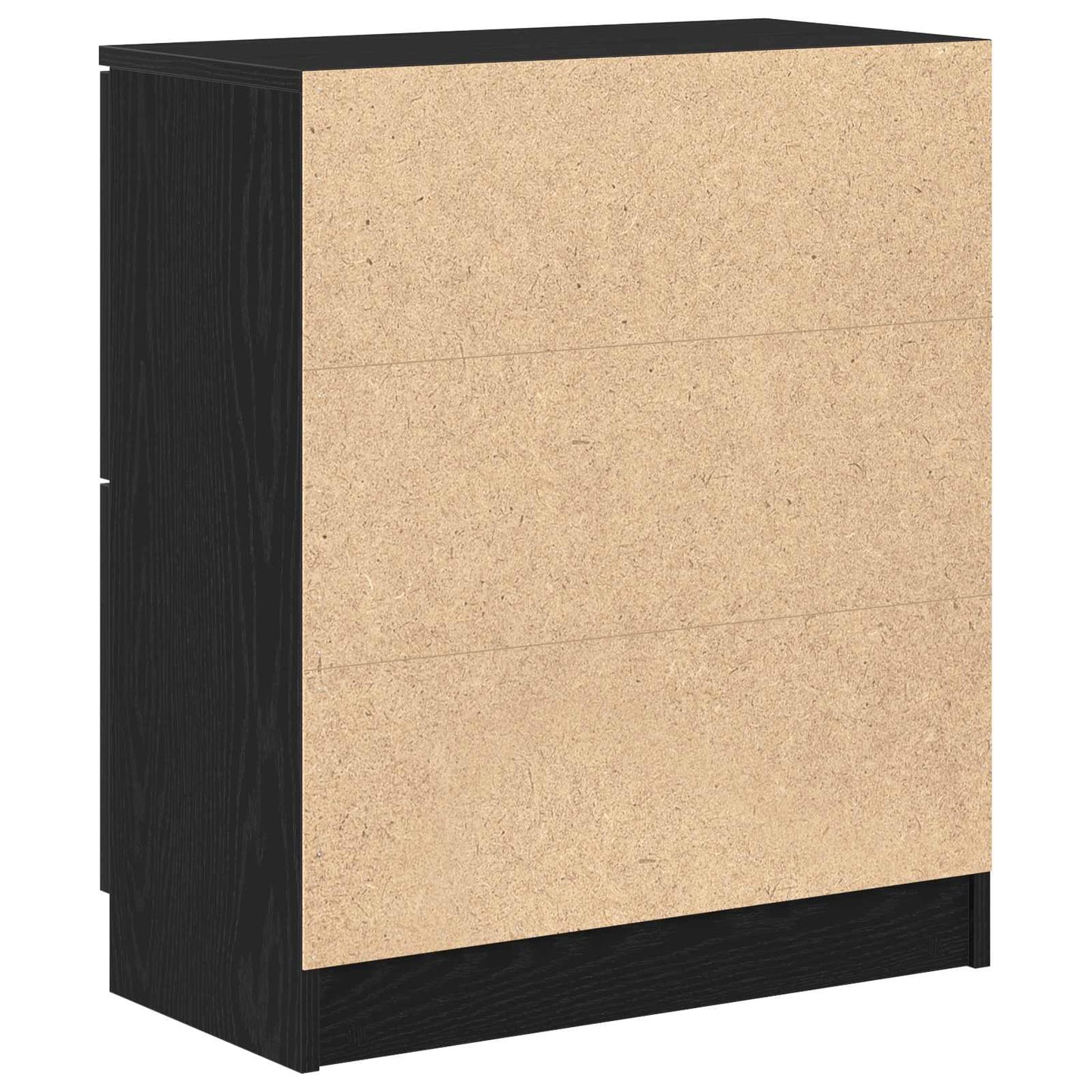 vidaXL Sideboard Black Oak 60 x 30 x 70 cm Engineered Wood