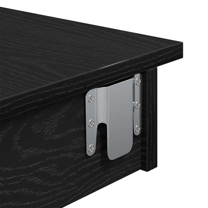 vidaXL Wall Bar Table 102 x 45 x 103.5 cm Engineered Wood Black Oak