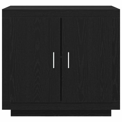 vidaXL Sideboard Black Oak 80 x 40 x 75 cm Engineered Wood