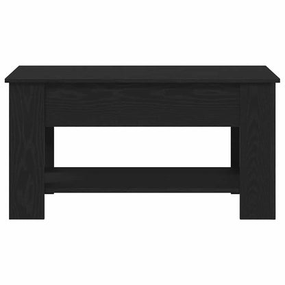 vidaXL Coffee Table Black oak 101 x 49 x 52 cm Engineered wood