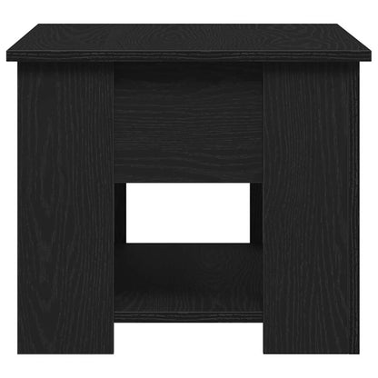 vidaXL Coffee Table Black Oak 79 x 49 x 41 cm Engineered Wood