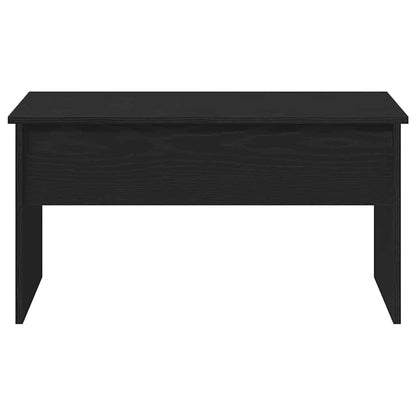 vidaXL Coffee Table Black Oak 80 x 50.5 x 41.5 cm Engineered Wood