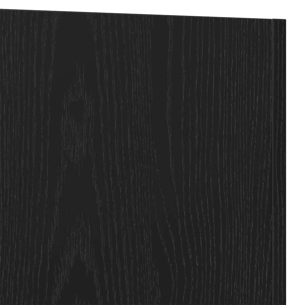 vidaXL Planter Box Black Oak 40 x 40 x 40 cm Engineered Wood