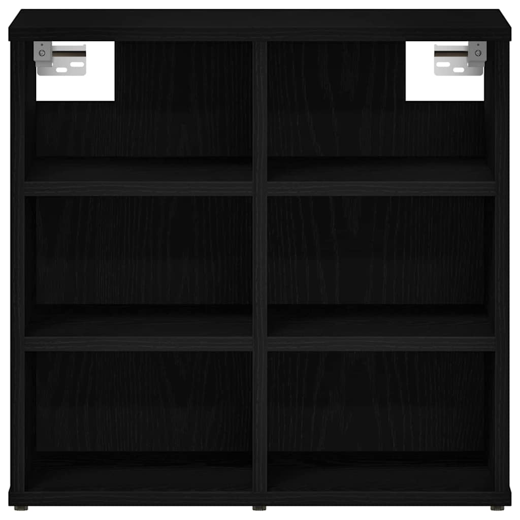 vidaXL Shoe Cabinet 2 pcs 52 x 30 x 50.5 cm Engineered Wood Black Oak