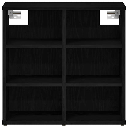 vidaXL Shoe Cabinet 2 pcs 52 x 30 x 50.5 cm Engineered Wood Black Oak
