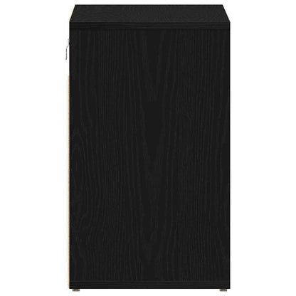vidaXL Shoe Cabinet 2 pcs 52 x 30 x 50.5 cm Engineered Wood Black Oak