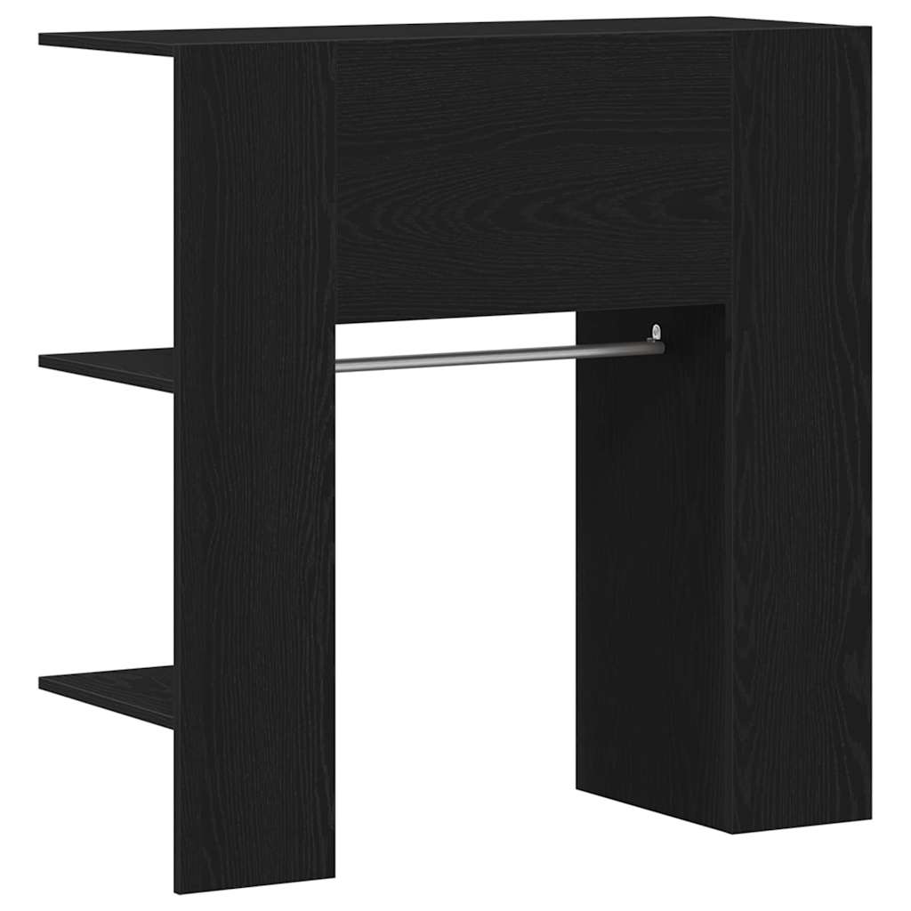 vidaXL Hallway Cabinet Black Oak 97.5 x 37 x 99 cm Engineered Wood