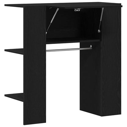 vidaXL Hallway Cabinet Black Oak 97.5 x 37 x 99 cm Engineered Wood