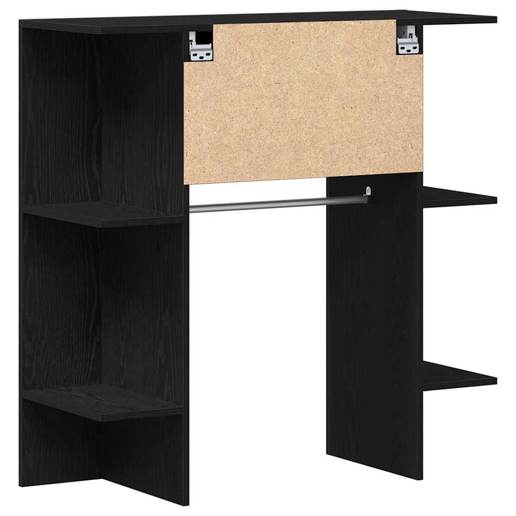 vidaXL Hallway Cabinet Black Oak 97.5 x 37 x 99 cm Engineered Wood