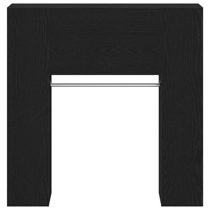 vidaXL Hallway Cabinet Black Oak 97.5 x 37 x 99 cm Engineered Wood
