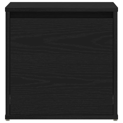 vidaXL Chest of Drawers Black Oak 40.5 x 40 x 40 cm Engineered Wood
