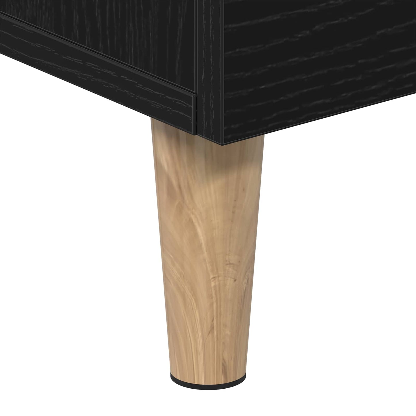 vidaXL TV Cabinet Black Oak 150 x 30 x50 cm Engineered Wood