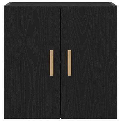 vidaXL Wall Cabinet Black Oak 60 x 30 x 60 cm Engineered Wood