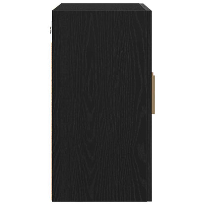 vidaXL Wall Cabinet Black Oak 60 x 30 x 60 cm Engineered Wood