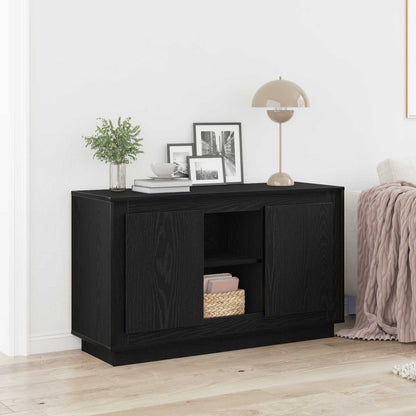 vidaXL Sideboard Black Oak 102 x 35 x 60 cm Engineered Wood