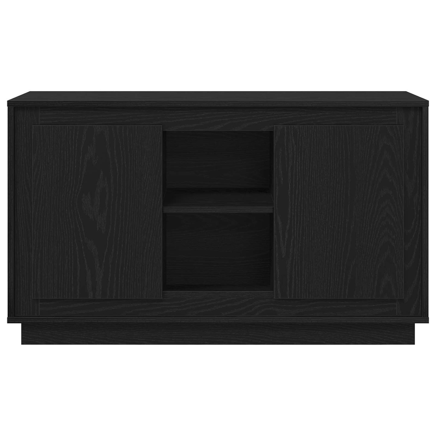 vidaXL Sideboard Black Oak 102 x 35 x 60 cm Engineered Wood