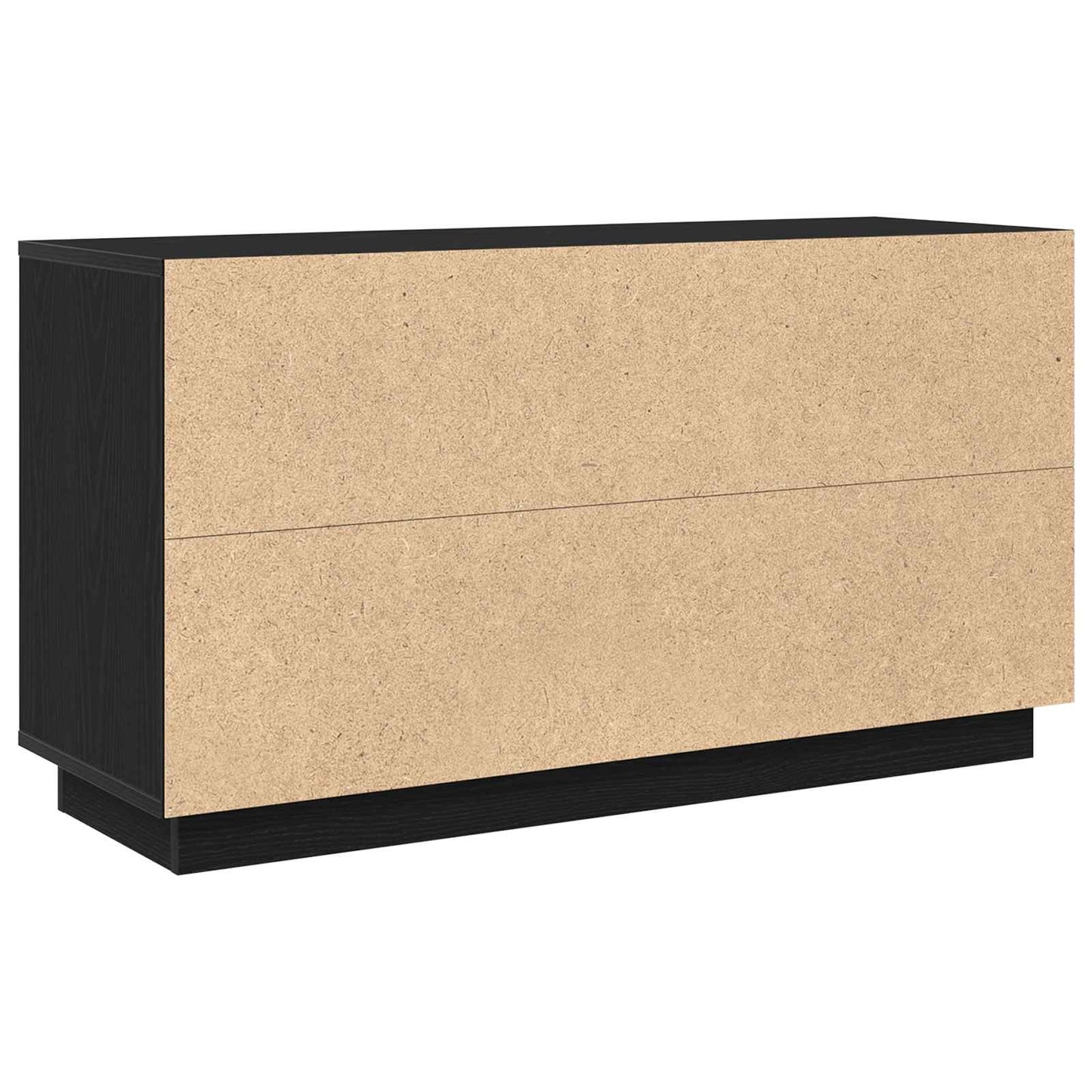 vidaXL Sideboard Black Oak 102 x 35 x 55 cm Engineered Wood