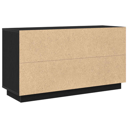 vidaXL Sideboard Black Oak 102 x 35 x 55 cm Engineered Wood