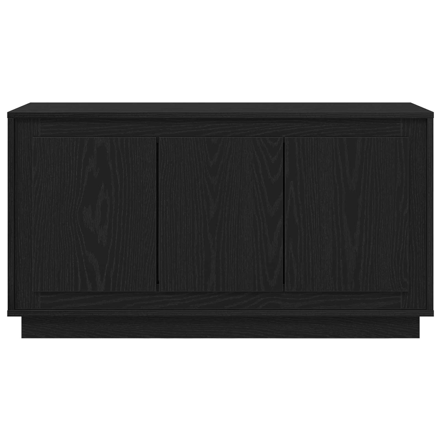 vidaXL Sideboard Black Oak 102 x 35 x 55 cm Engineered Wood