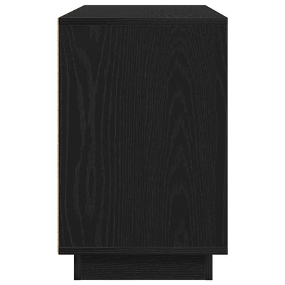 vidaXL Sideboard Black Oak 102 x 35 x 55 cm Engineered Wood