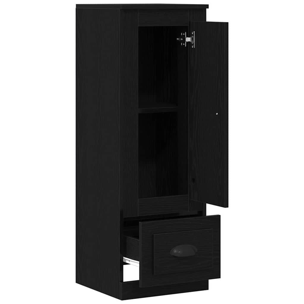 vidaXL Highboard Black Oak 36 x 35.5 x 103.5 cm Engineered Wood