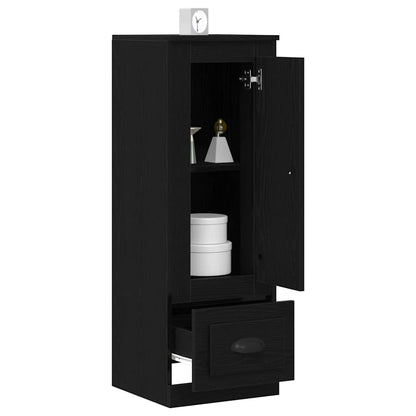 vidaXL Highboard Black Oak 36 x 35.5 x 103.5 cm Engineered Wood