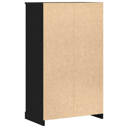 vidaXL Highboard Black Oak 60 x 35.5 x 103.5 cm Engineered wood