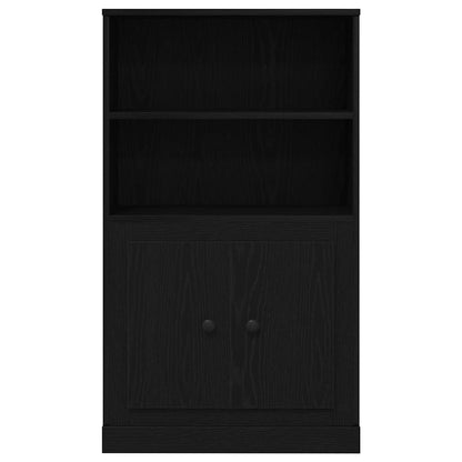 vidaXL Highboard Black Oak 60 x 35.5 x 103.5 cm Engineered wood