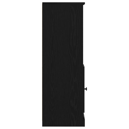vidaXL Highboard Black Oak 36 x 35.5 x 103.5 cm Engineered Wood