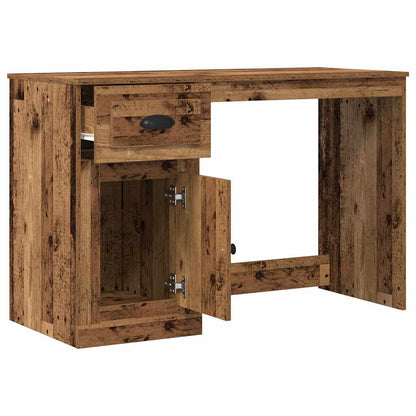 vidaXL Desk with Drawer Old Wood 50 x 115 x 75 cm Engineered Wood